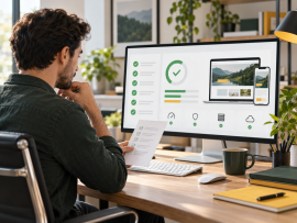 Uzman web sitesi kontrol listesini inceliyor